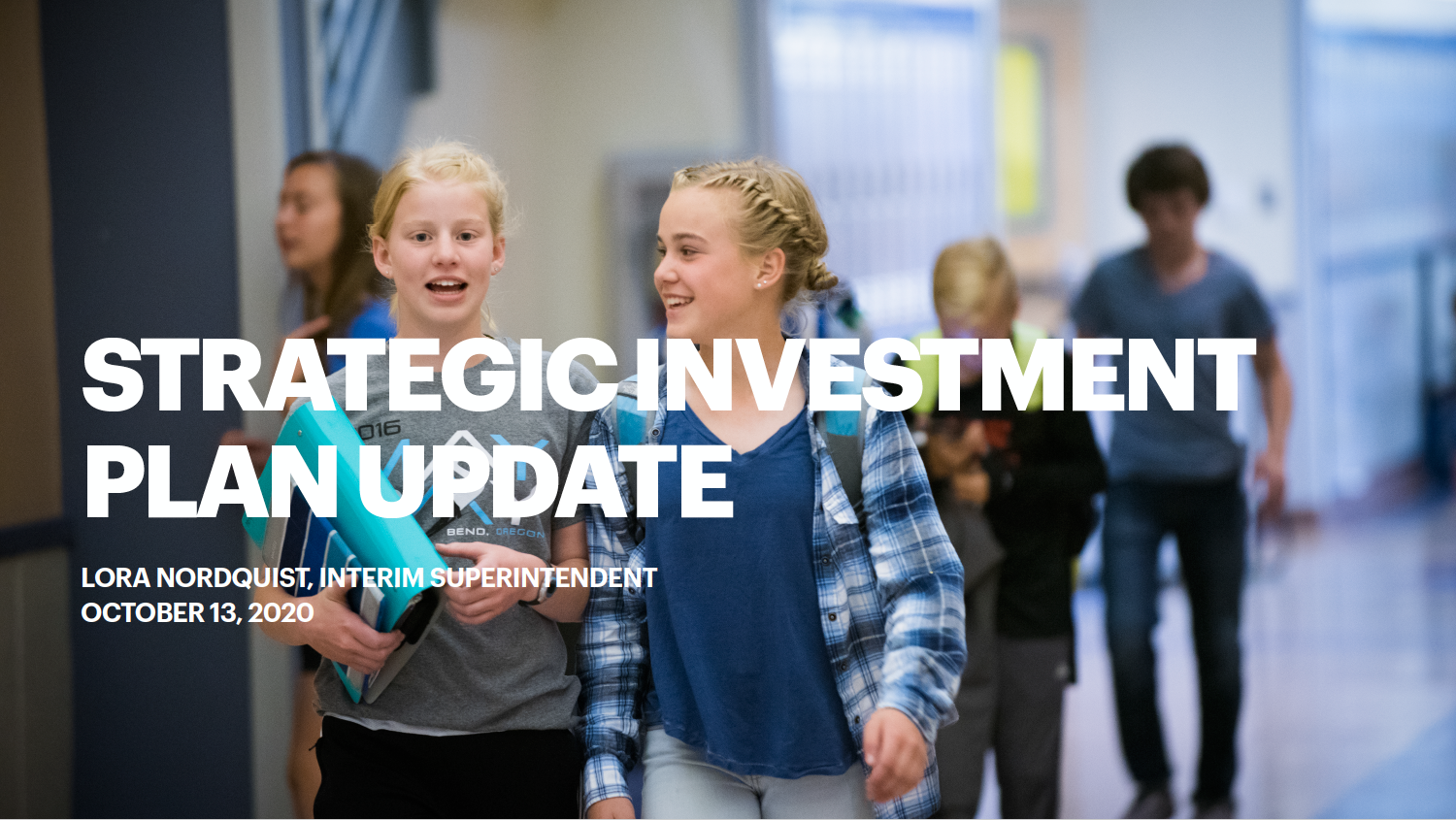 Strategic Investment Plan Update