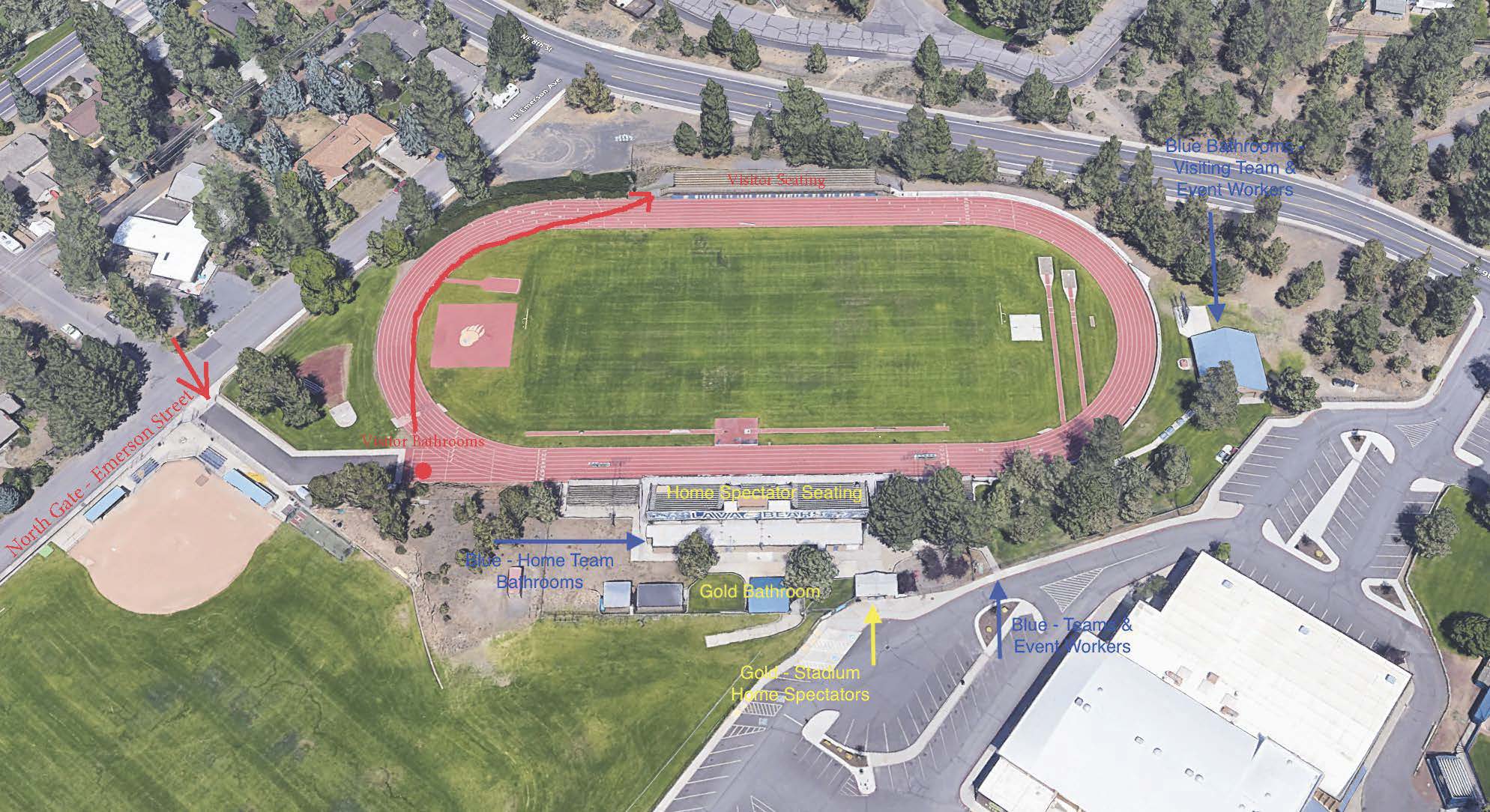 Football stadium