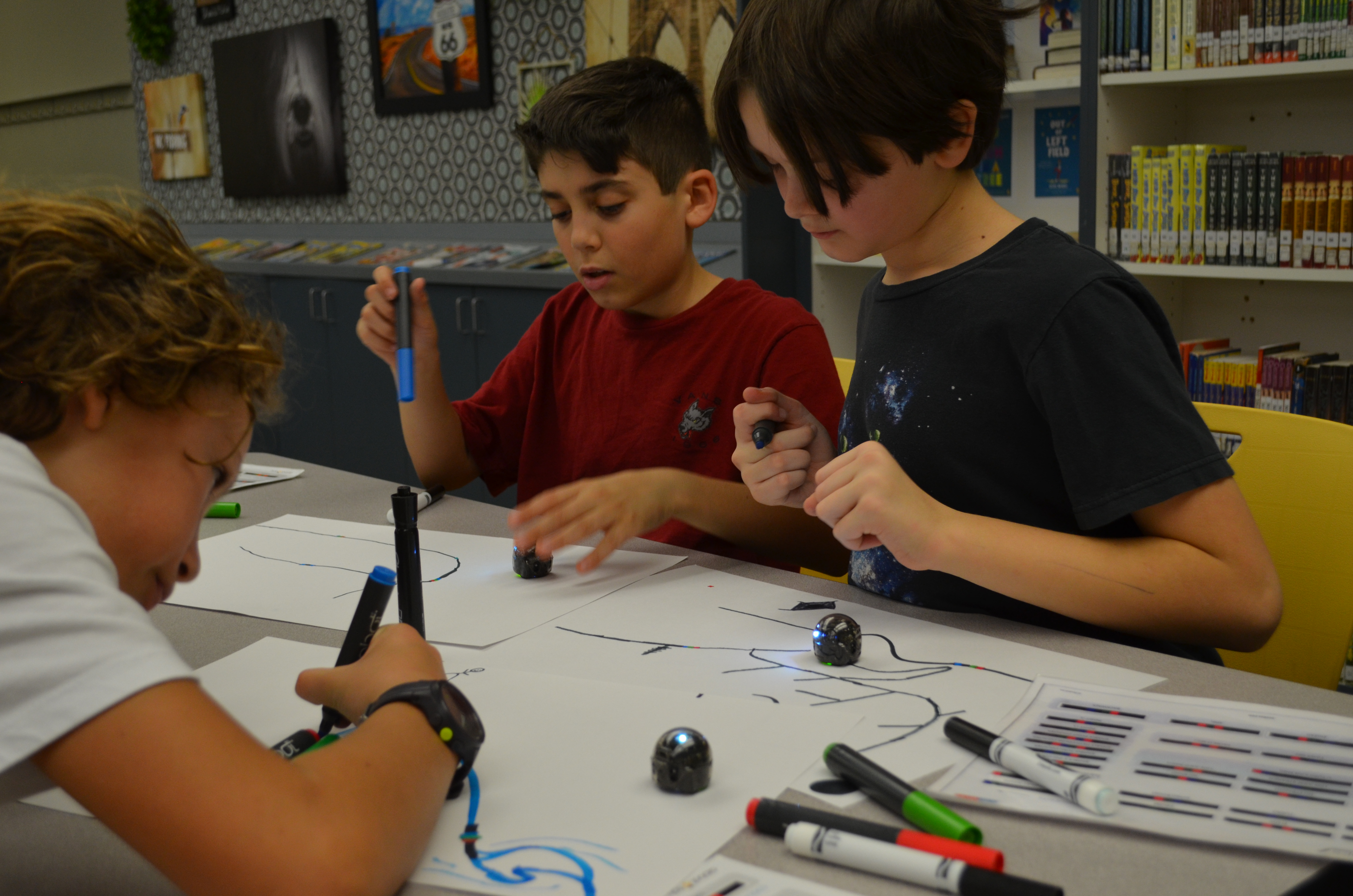 Students Working on Science