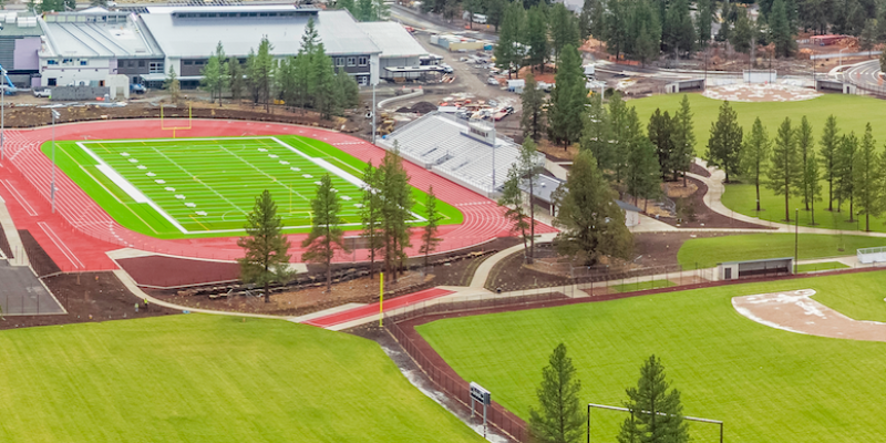Aerial View of Caldera Fields