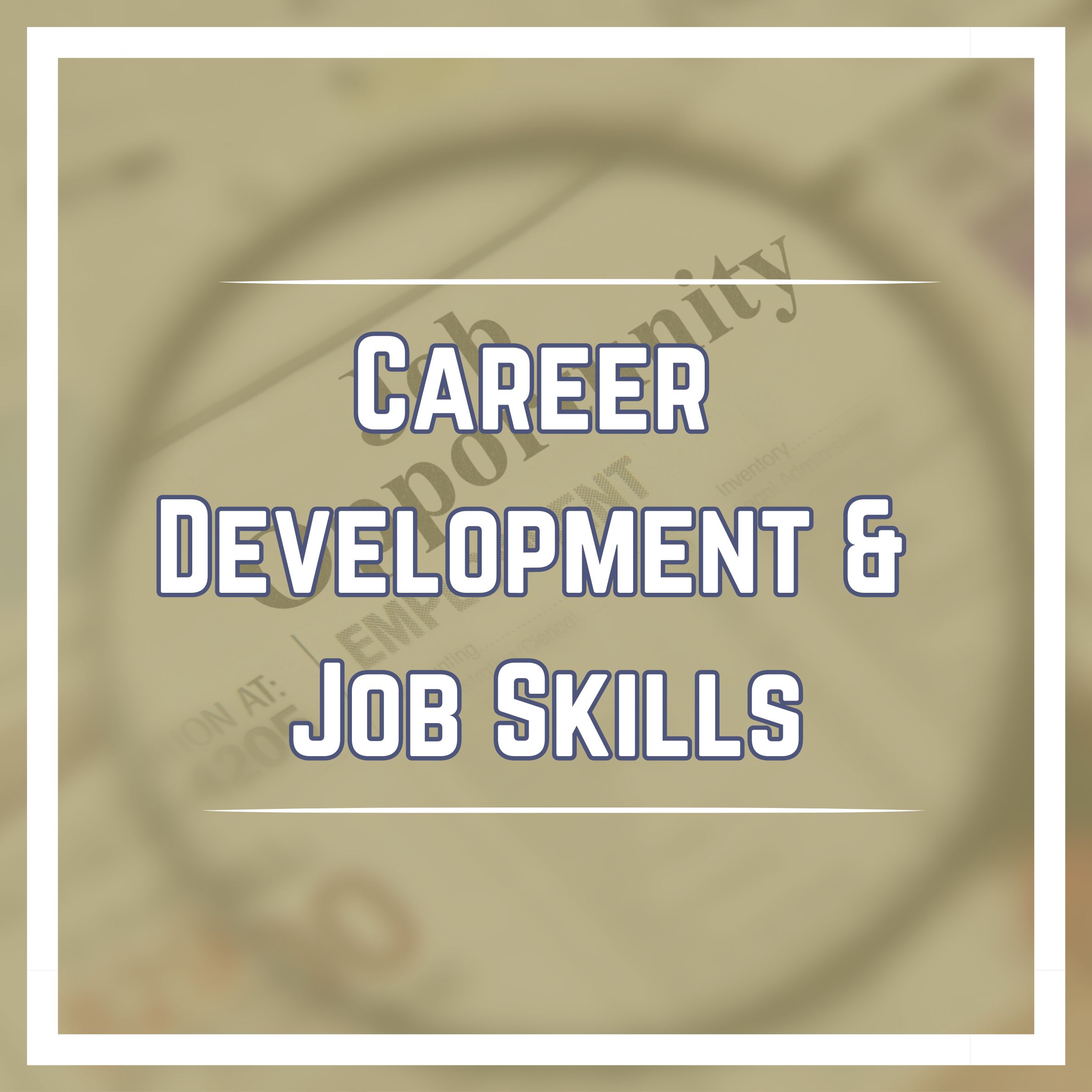 Career and Jobs