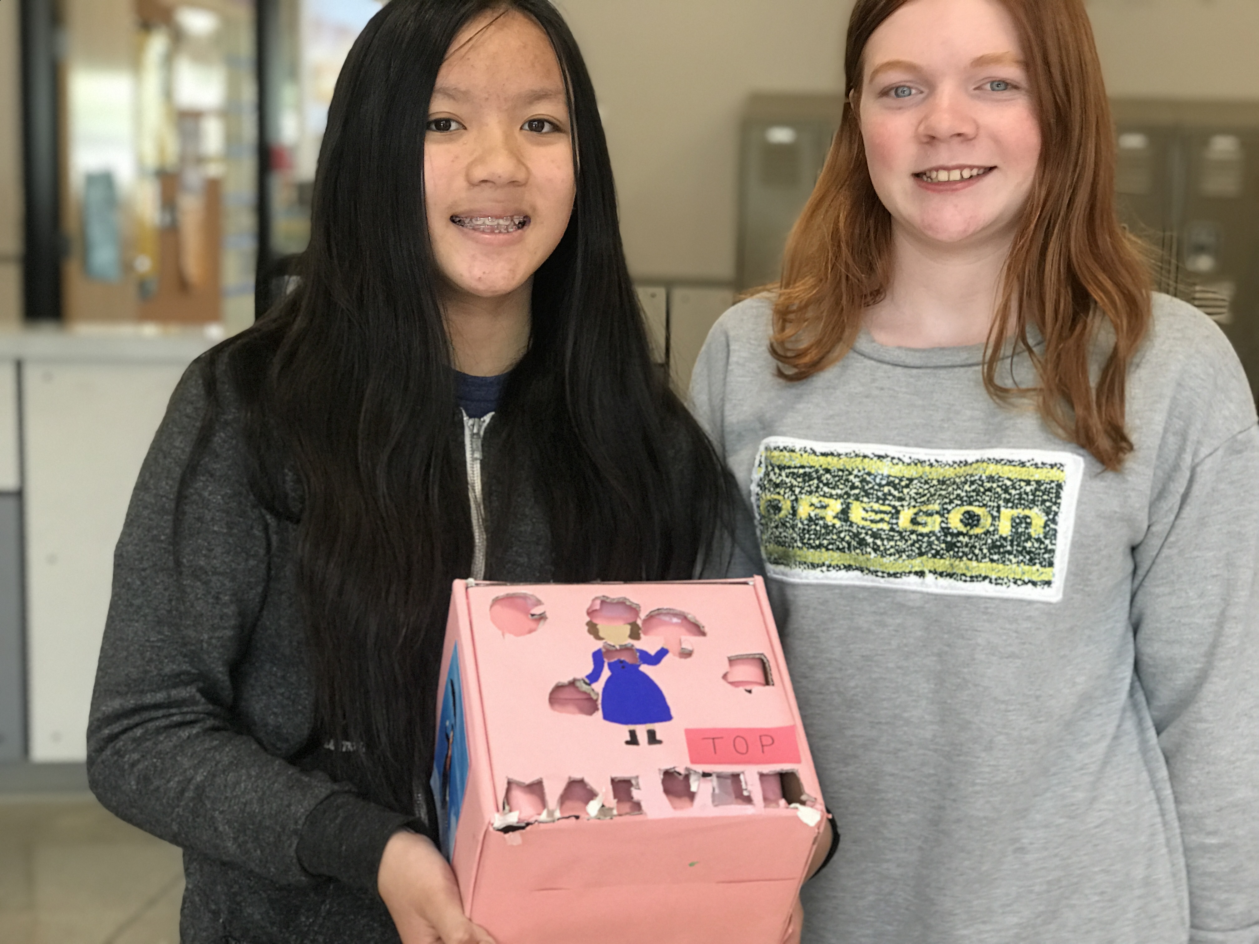 SEventh graders design therapeutic toy