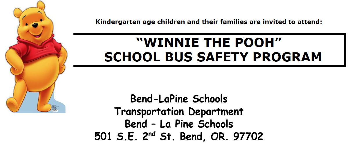 Winnie the Pooh School Bus Safety Program