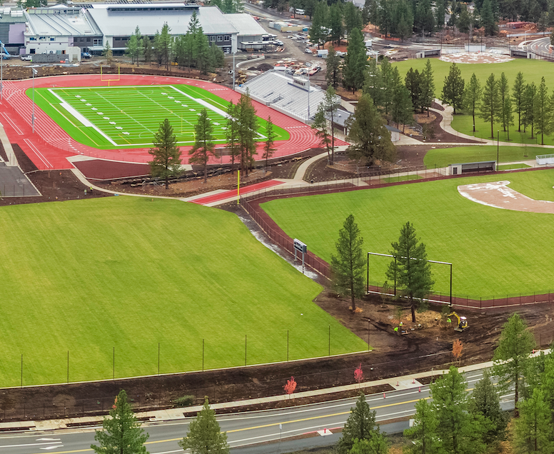 Aerial View of Caldera Fields