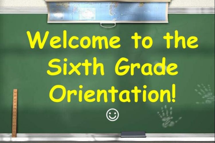6th Grade Orientation Sept.7th!