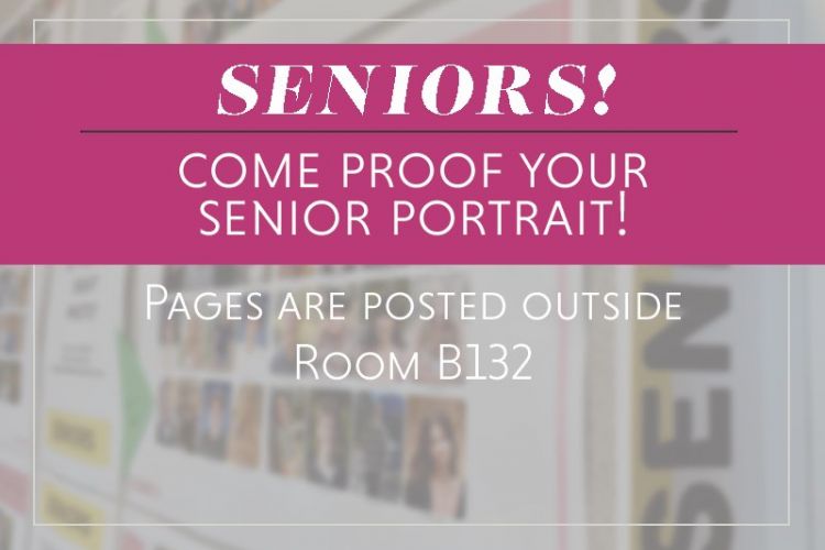 Proof Your Senior Photo TODAY!